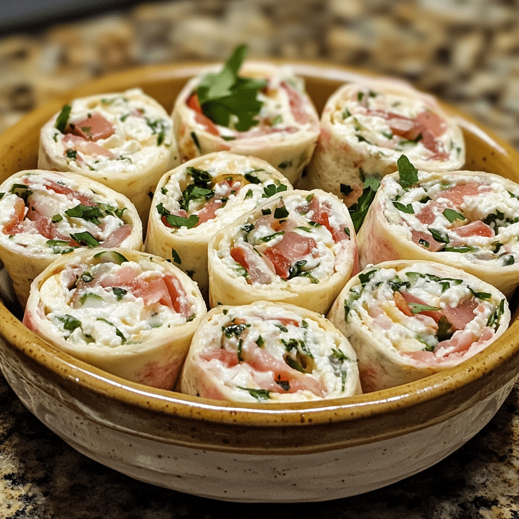 Homemade 2-ingredient cottage cheese wraps in a serving dish in a bright kitchen