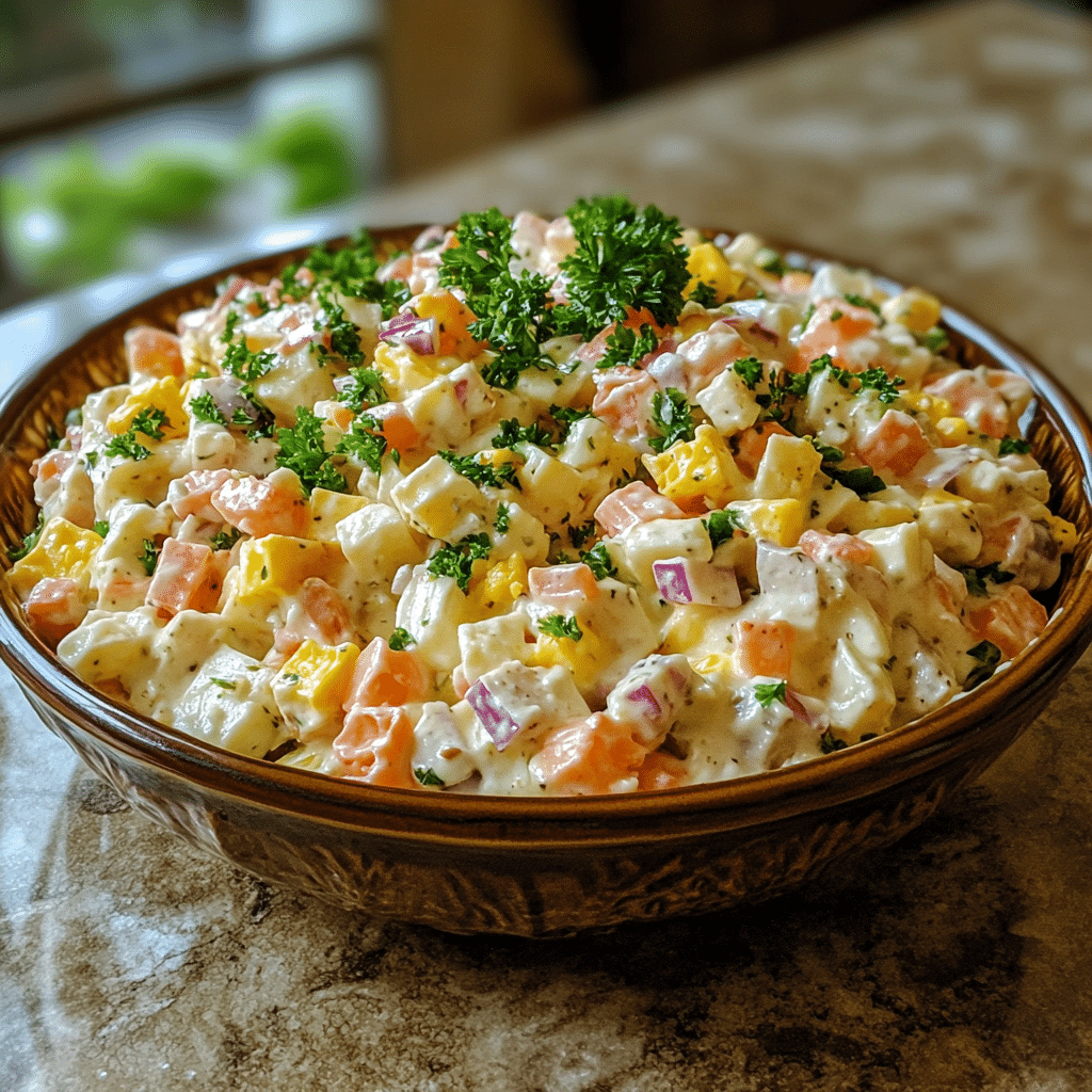 Homemade 21 best easter salad ideas for a crowd in a serving dish in a bright kitchen