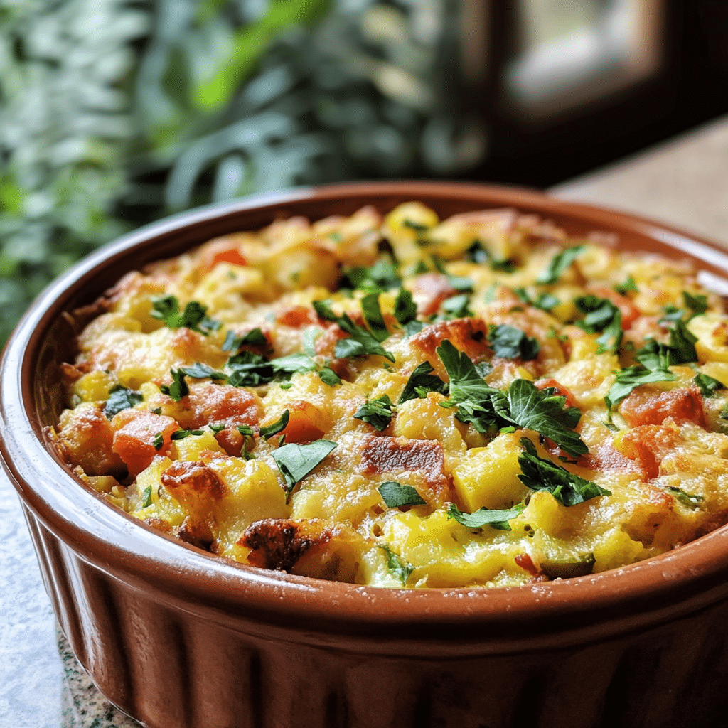 Homemade 34 make-ahead easter sides that aren't annoying to prepare in a serving dish in a bright kitchen