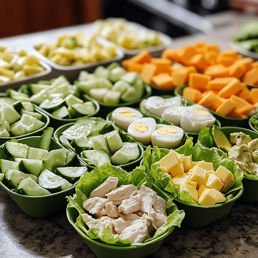 Keto meal prep lunch boxes with wraps bowls and snack boxes