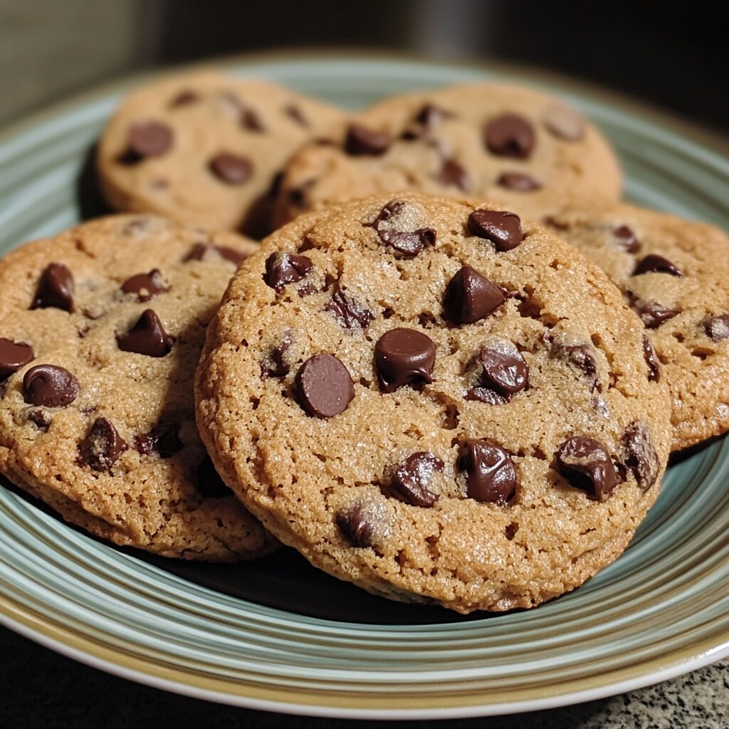 BEST Chocolate Chip Cookies (VIDEO + COOKIE BAKING TIPS) presented in natural light with a homemade look