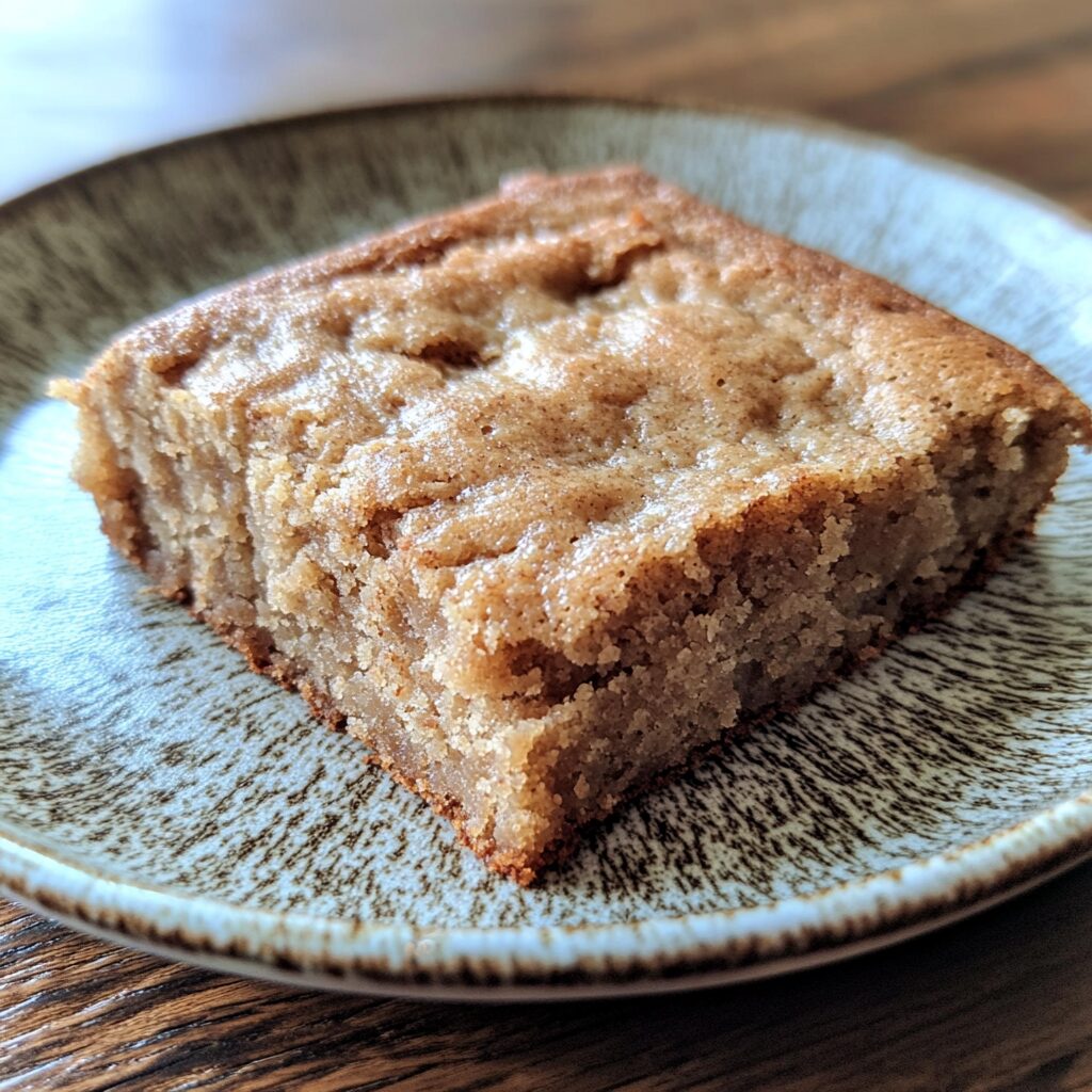 Blondie Recipe presented in natural light with a homemade look