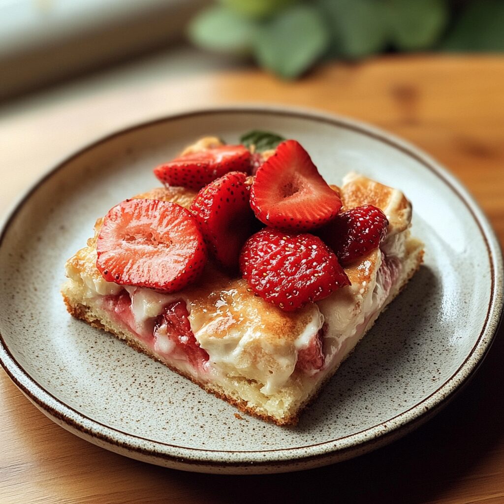 Charlotte Aux Fraises presented in natural light with a homemade look