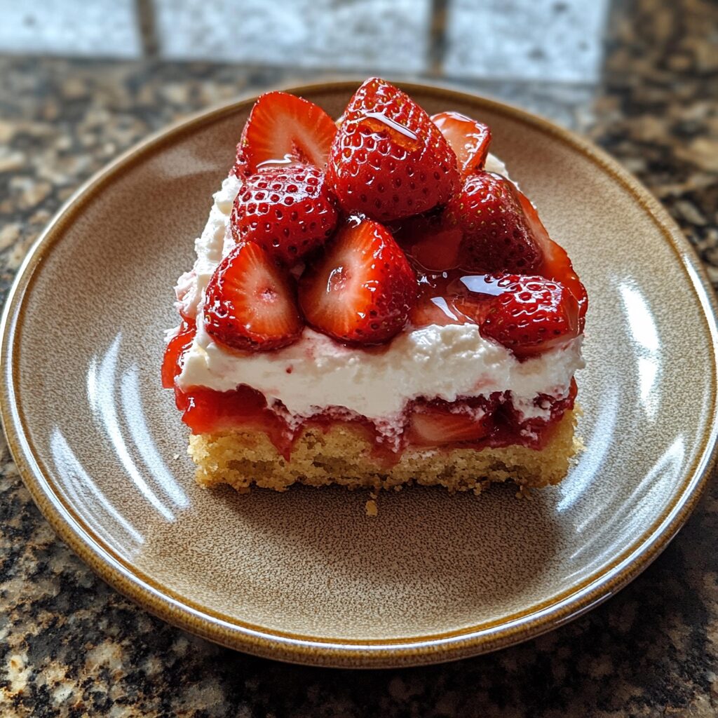 I love Strawberry Shortcake presented in natural light with a homemade look