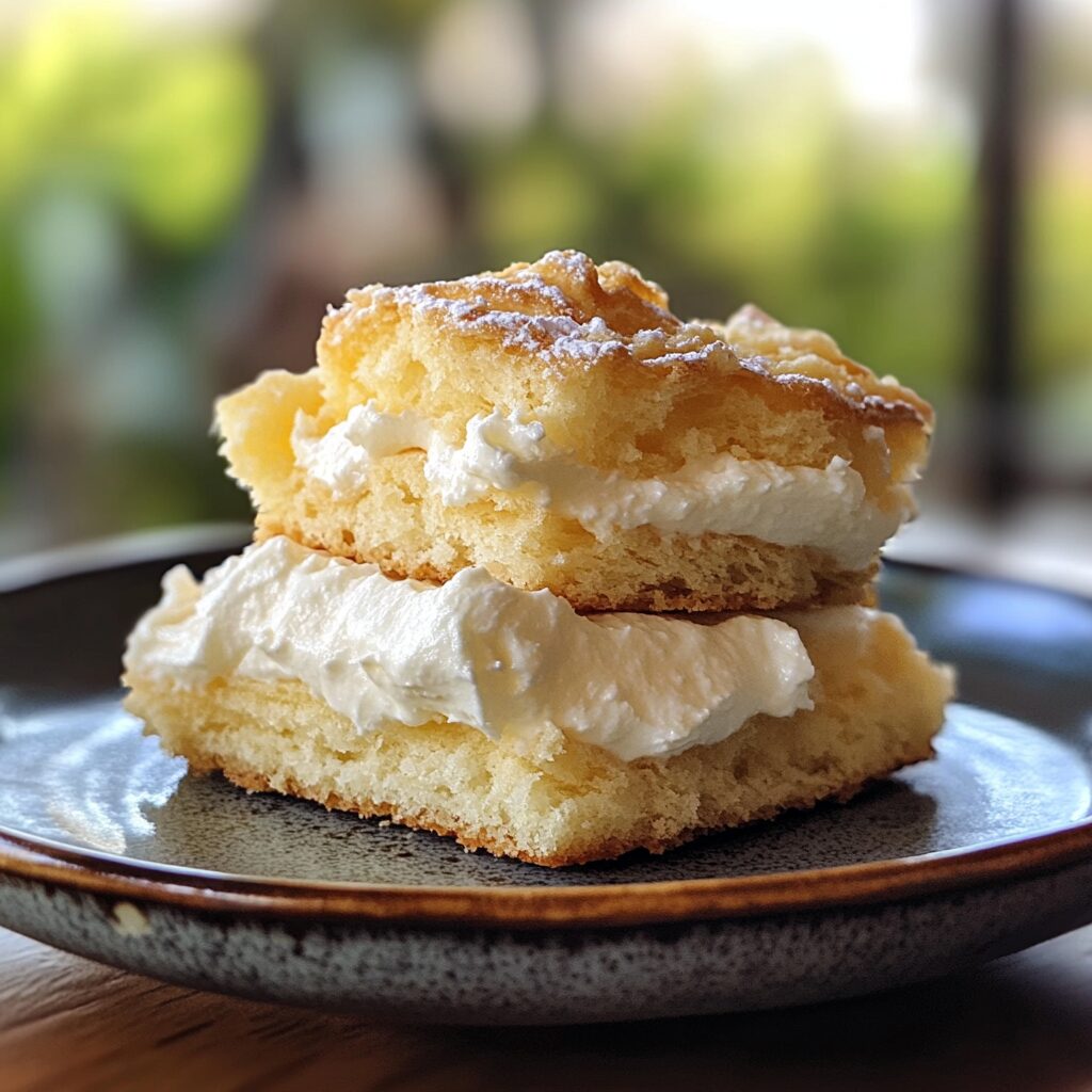 Old-Fashioned Shortcake presented in natural light with a homemade look