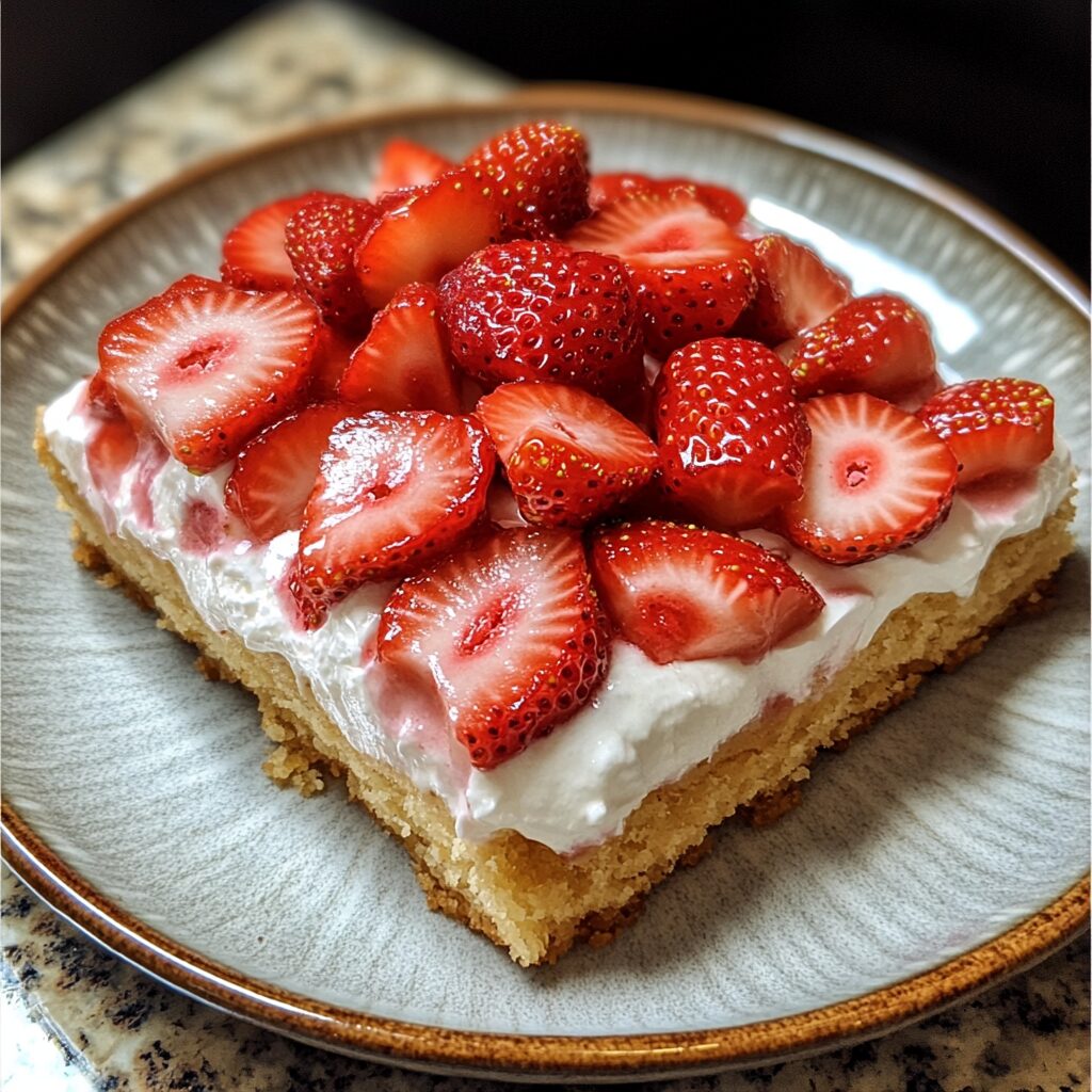 Strawberry Shortcake Recipe Everyone Will Rave About presented in natural light with a homemade look