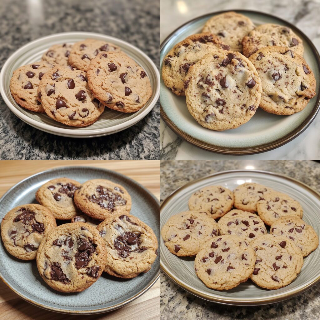 The Best Chocolate Chip Cookies presented in natural light with a homemade look
