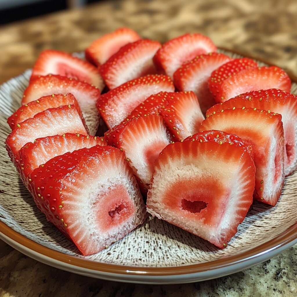 Ultimate Strawberry Rolls presented in natural light with a homemade look