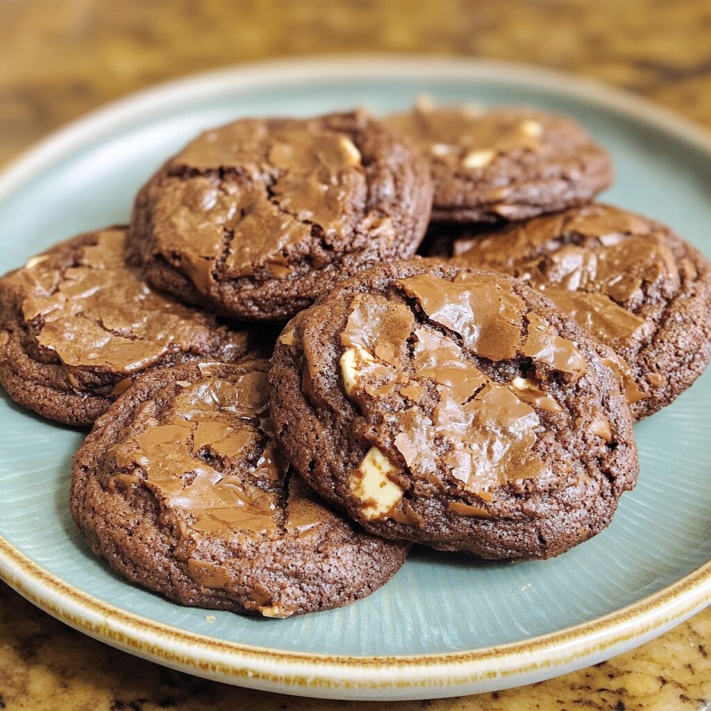 Ultimate Triple Chocolate Cookies Recipe You Must Try presented in natural light with a homemade look