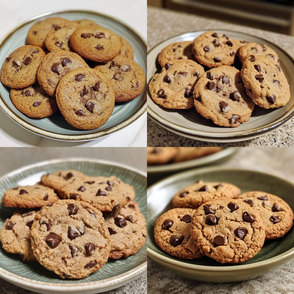 Vietnamese Cinnamon Chocolate Chip Cookies presented in natural light with a homemade look