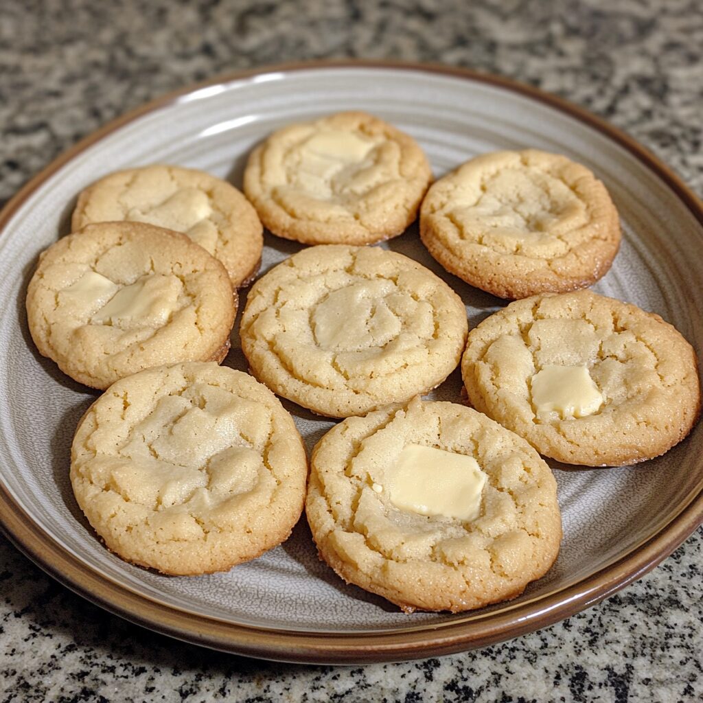 Basic Butter Cookies presented in natural light with a homemade look