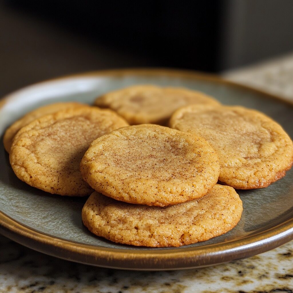 Buttery Brown Sugar Cinnamon Cookies presented in natural light with a homemade look