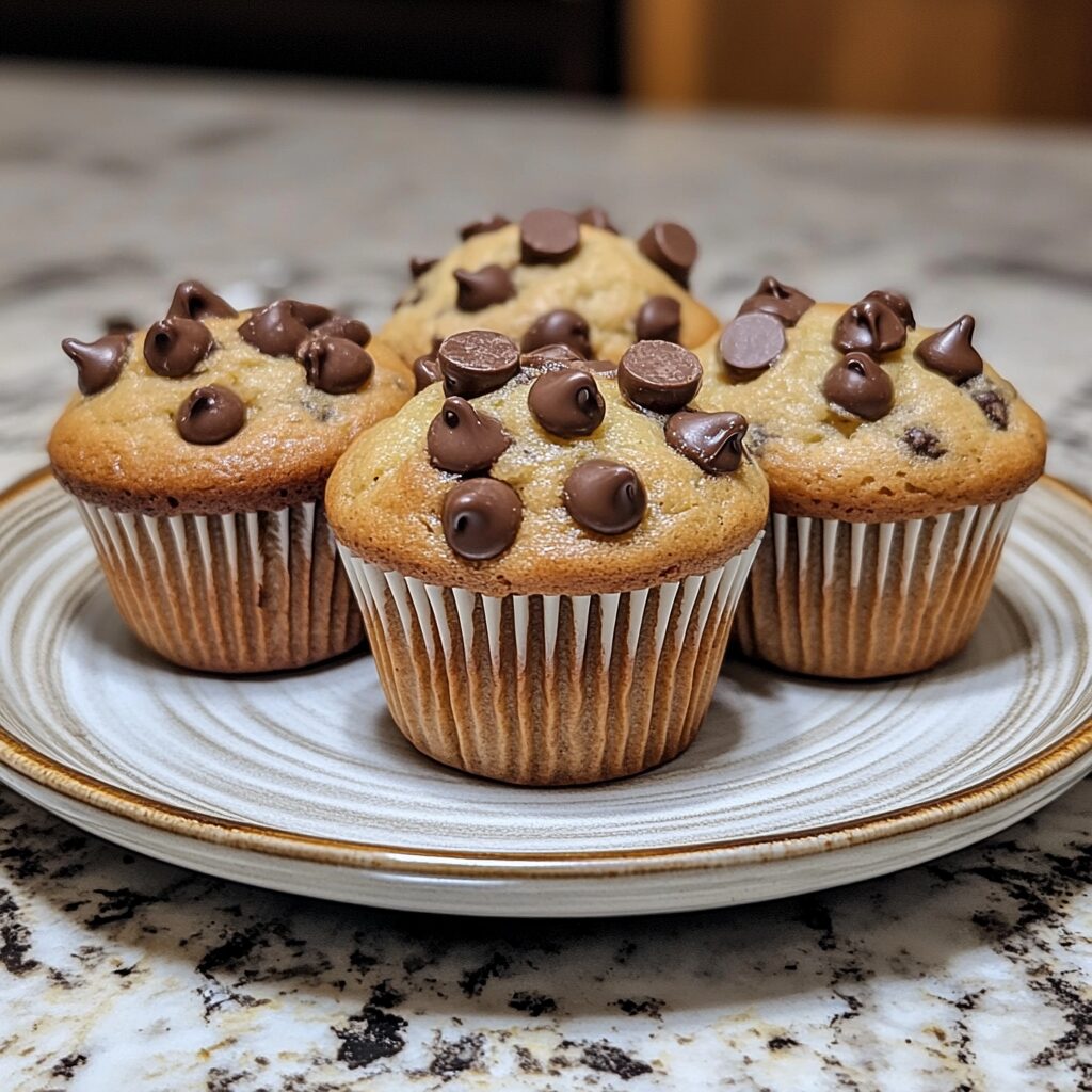 How To Make The Best Chocolate Chip Muffins Desserts From Scratch Julie Marie Eats presented in natural light with a homemade look