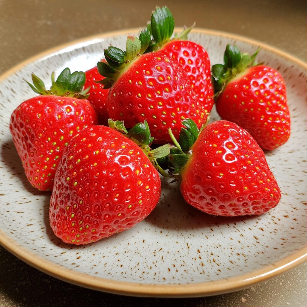 Strawberry Heaven presented in natural light with a homemade look